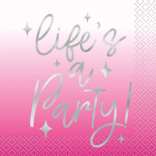 16 Dance Party Beverage Napkins