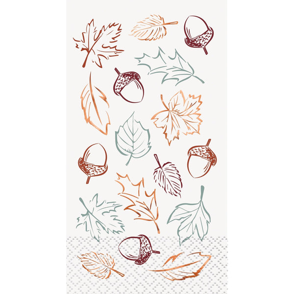 Napkin - Guest, Elegant Thanksgiving, 16 Count