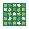 16 Lucky Clover Beverage Napkins