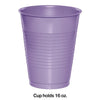 16oz Tumbler Plastic 20ct Luscious Lavender