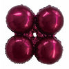 17" Burgundy Quad
