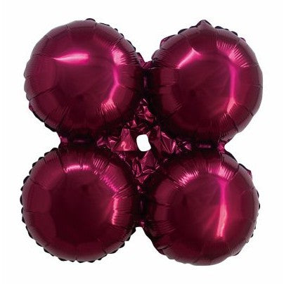 17" Burgundy Quad