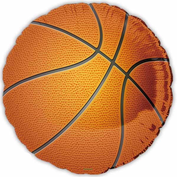 18" Basketball Foil Balloon