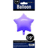 19" Star Macaron Lavender Foil Balloon