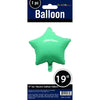 19" Star Macaron Seafoam Foil Balloon