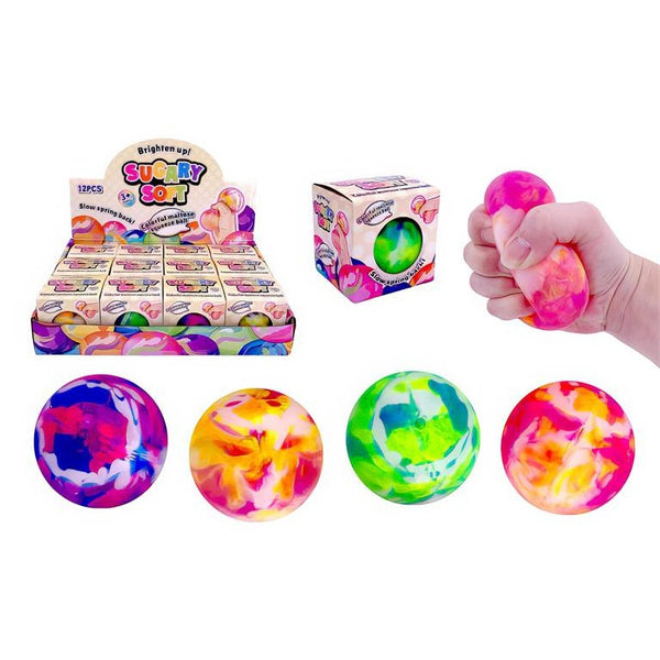 2.5" Rainbow Squeeze Ball