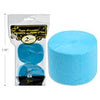 2-Pack Teal Crepe Streamers, 81ft Each