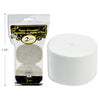 2-Pack White Crepe Streamers, 81' ft each