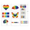 24pk Pride Temporary Body Tattoos