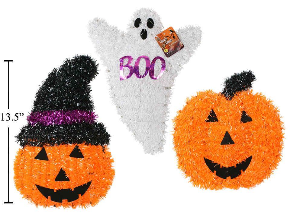Assorted Halloween Tinsel Decor, 3 Styles, 1 Each