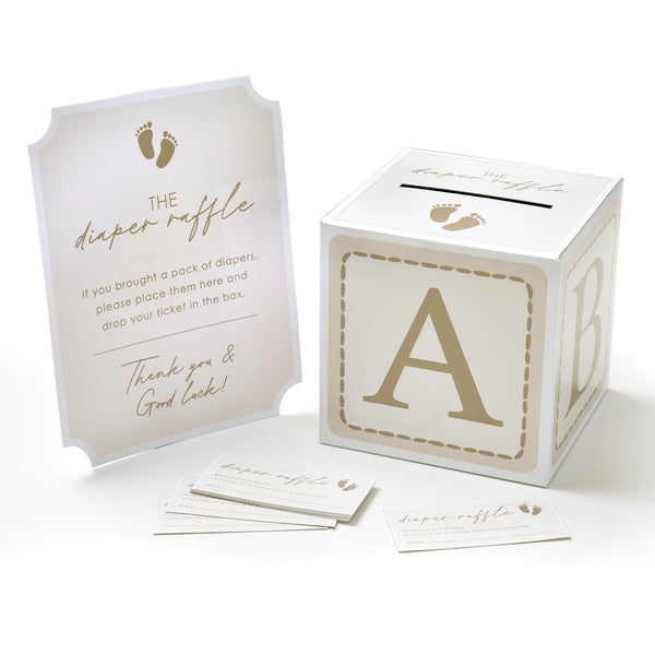Baby Shower Diaper Raffle Game Kit