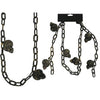 4.9ft 57-Link Chain with 6 Metallic Skulls