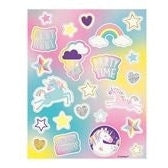 4 Unicorn Party Sticker Sheet