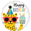 Happy Birthday Party Animal 18" Foil Balloon