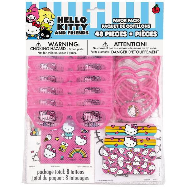 48 Count Hello Kitty Party Favor Pack