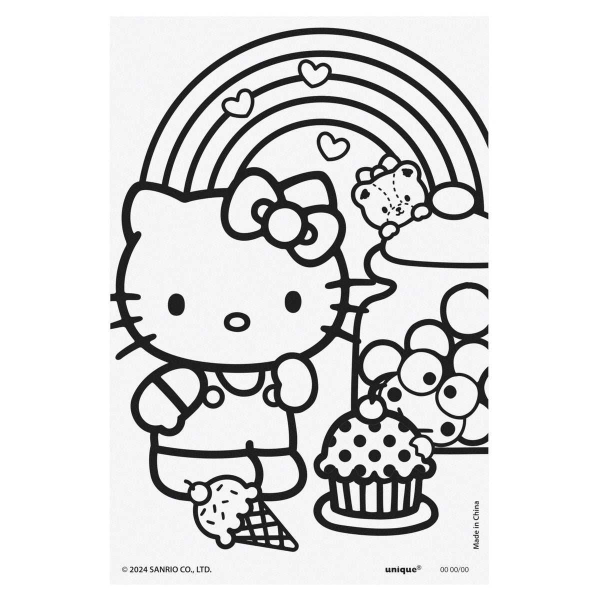 48 Count Hello Kitty Party Favor Pack