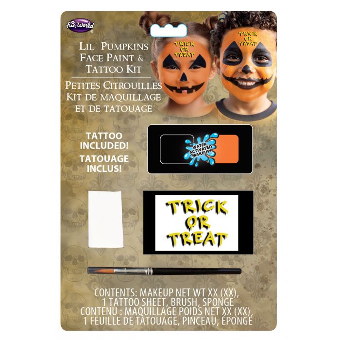 Pumpkin Face Painting Kit