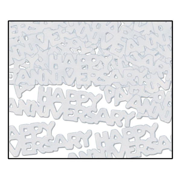 Happy Anniversary Silver Table Fanci-Fetti Scatter