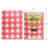 52" x 70" Deluxe Red Gingham Flannel-Back Tablecloth