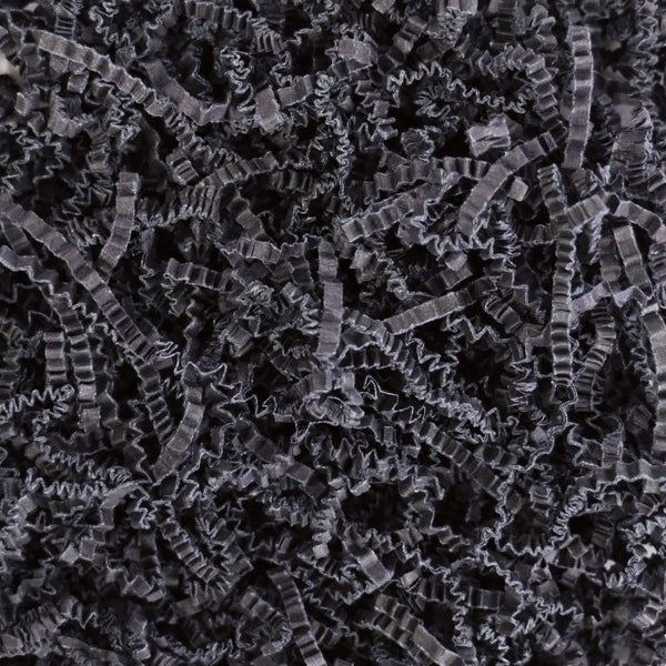 Black Paper Shreds for Gift Baskets and Boxes, 2oz (57g)