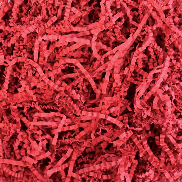 Red Paper Shreds for Gift Wrap, Baskets & Boxes, 2oz