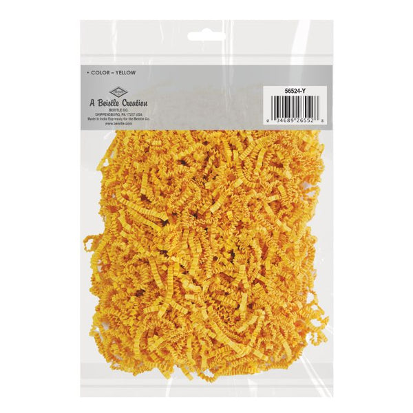 Yellow Paper Shreds for Gift Wrap, Baskets & Boxes