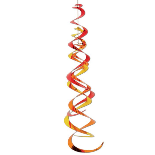 Autumn Foil Triple Whirl, One per Package