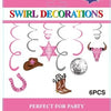 6 Cowgirl-Themed Pink Swirls