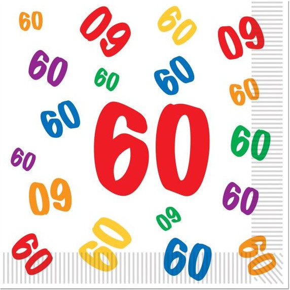 60th Luncheon Napkins