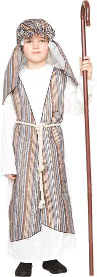 Wise Man Bible Shepherd Boy's Costume - Medium 5-6