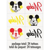 Disney Mickey Mouse Tattoos, 24 Count