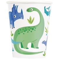 Dinosaur Party 9oz Paper Cups, 8 Count