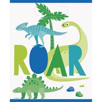 Dinosaur Party Loot Bags, 8 Count