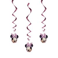 Disney Iconic Minnie Mouse Hanging Swirl Decorations, Set of 3
