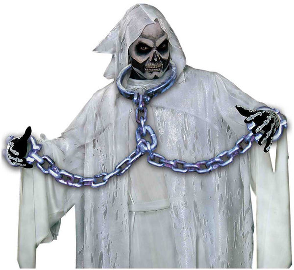 Neck Chain with Shackles Halloween Costume Accessory