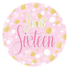 7" Sweet 16 Plates, Set of 12