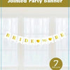 7 ft Bride to Be Gold Banner