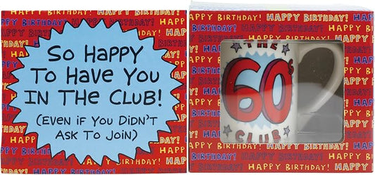 60th Birthday Club Gift Mug