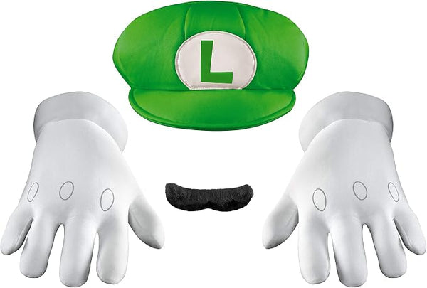 Adult Nintendo Super Mario Bros. Luigi Adult Costume Accessory Kit