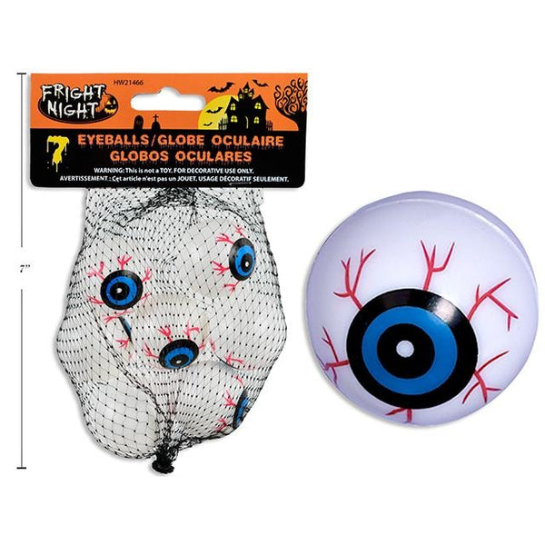 7pk Plastic Eyeballs 33mm