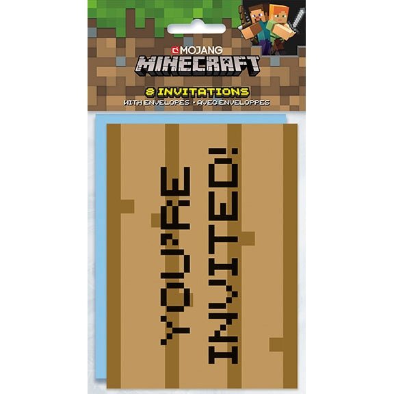 8 Minecraft Invitations