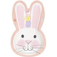 8 PRTTY ESTR BUNNY SHPD PLT