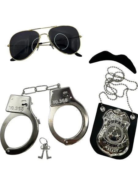 Police Costume Accessory Kit