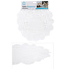 White Round Polyester Doily, 16"