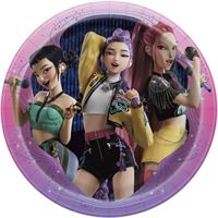 KPop Demon Hunters 9" Dinner Plates, 8 Count