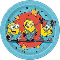 Minions 3 Round 7" Dessert Plates, Set of 8