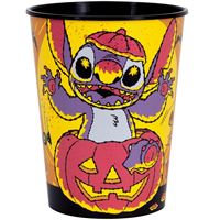 Disney Lilo & Stitch Halloween 16oz Plastic Reusable Stadium Cup