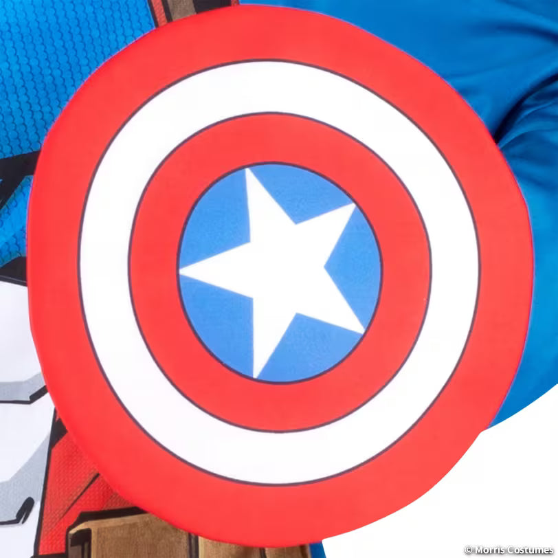 Child-Sized 8" Captain America Fabric Shield
