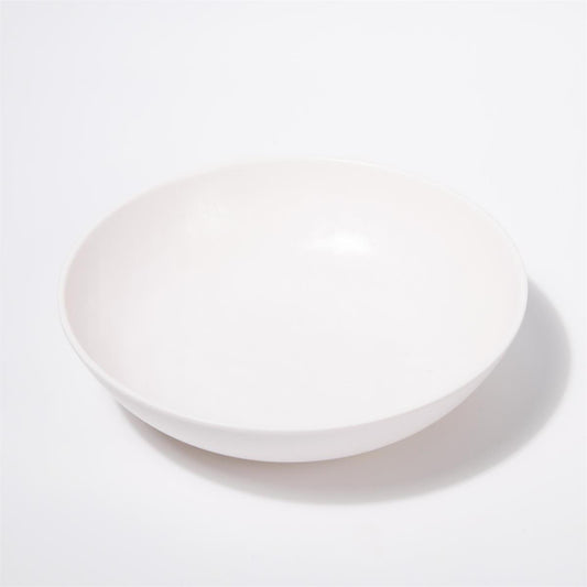 White Melamine Serving Bowl, 9"