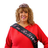 I'm Retired Pink Rhinestone Crown & Sash Set
